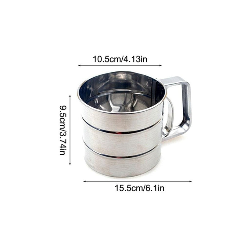 ItalianPantry™ | A Modern Italian Home.  Cooking Italian Pantry™️ Stainless Steel Mesh Flour Sifter